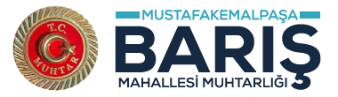 Mustafakemalpaşa Barış Mahallesi Muhtarlığı 